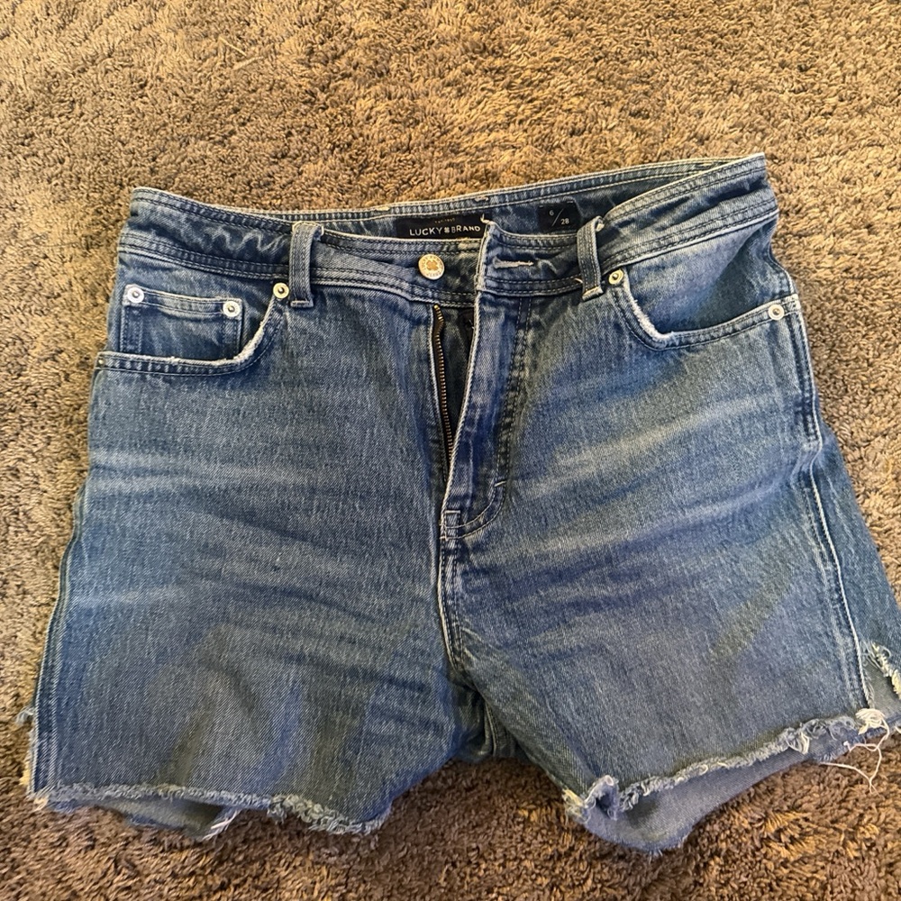 Lucky Brand Women's Classic Blue Jean Shorts